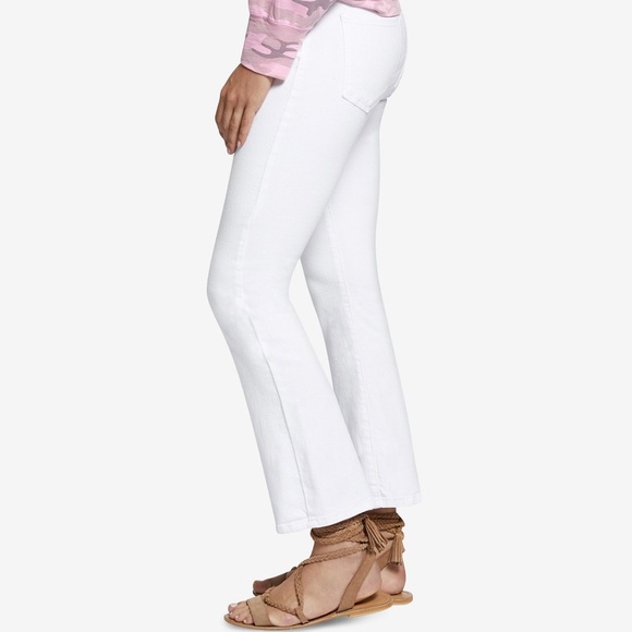 SANCTUARY Denim Robbie Cropped Flare Jeans White Women Size 25 $169 MSRP NWT - Picture 3 of 16
